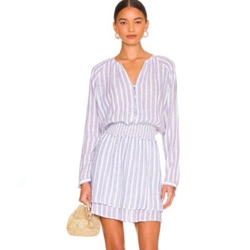 Rails Jasmine Rhne Blue & White Striped Dress Siz… - image 3